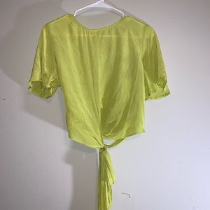 Fun open back blouse